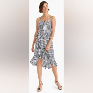 NWT J. Crew gingham dress